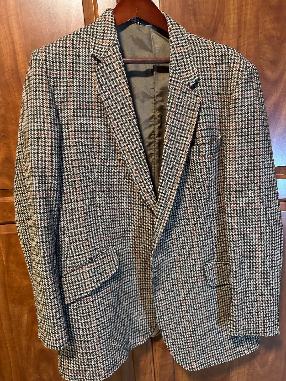 Vintage Orvis Mens Tweed Sports Coat, Size 46 regular